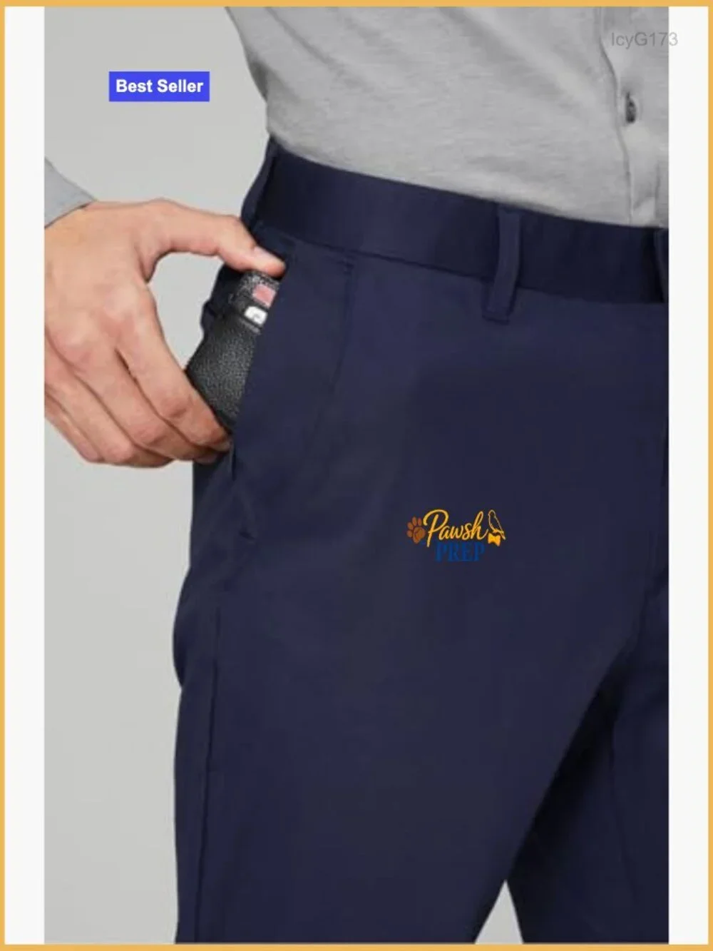 Men's Buttery Soft Chino Pants Slim Fit Mid Rise Zip Pockets